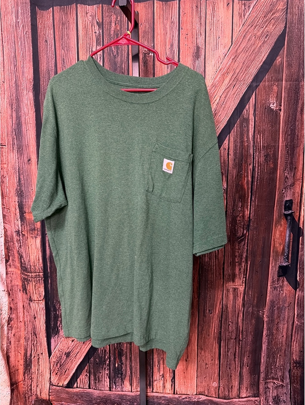Carhartt Loose Fit XL Green Pocket T-Shirt